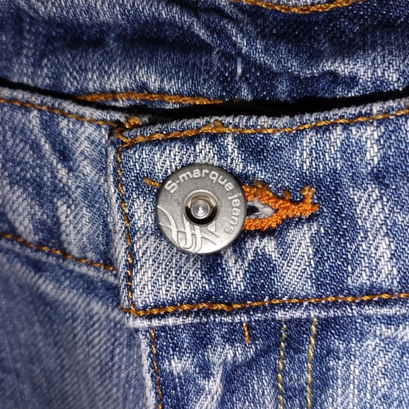 Smarque S-Marque soft and comfy jeans distressed jeans nine - Picture 2 of 7